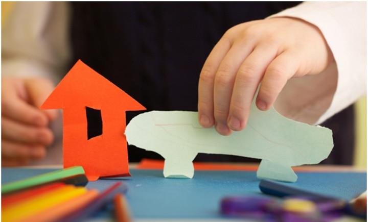 Cutting simple shapes paper cutting craft ideas for kids Cutting simple shapes paper cutting craft ideas for kids